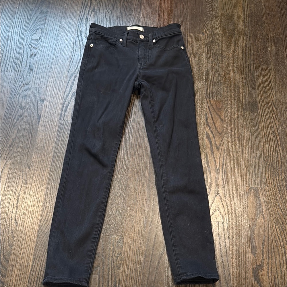 Madewell 9” High Rise Skinny Black Women's Jeans